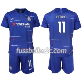 Fußballtrikots Chelsea PEDRO 11 Kinder Heim Trikotsatz 2018-2019